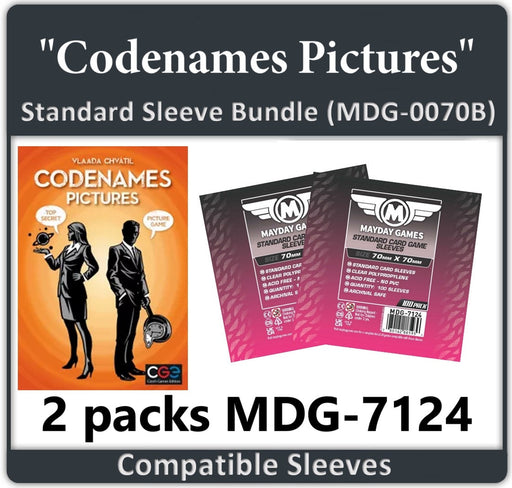 "Codenames: Pictures" Compatible Card Sleeve Bundle - for just $5.50! 