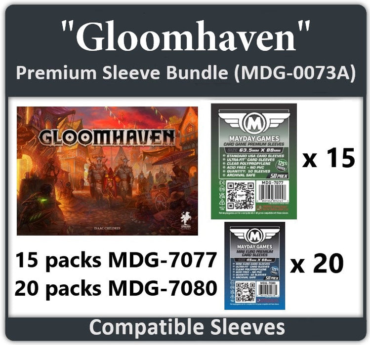"Gloomhaven" Compatible Card Sleeve Bundle - for just $42! 