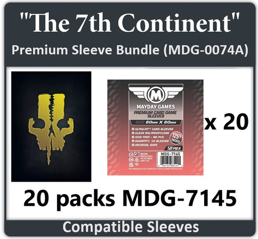 "The 7th Continent" Compatible Card Sleeve Bundle - for just $27.50! 