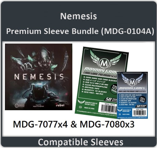 "Nemesis" Compatible Compatible Card Sleeve Bundle - for just $9.50! 