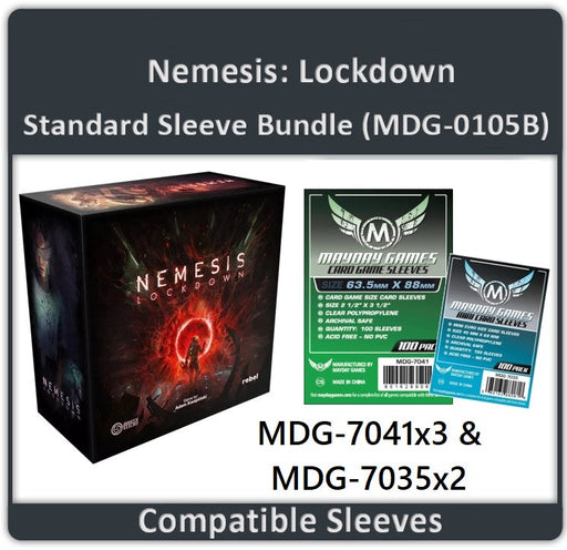 "Nemesis: Lockdown" Compatible Card sleeve Bundle - for just $12.25! 