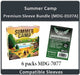 "Summer Camp" Compatible Card Sleeve Bundle - for just $8.25! 