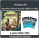 "Woodcraft" Compatible Card Sleeve Bundle - for just $4! 