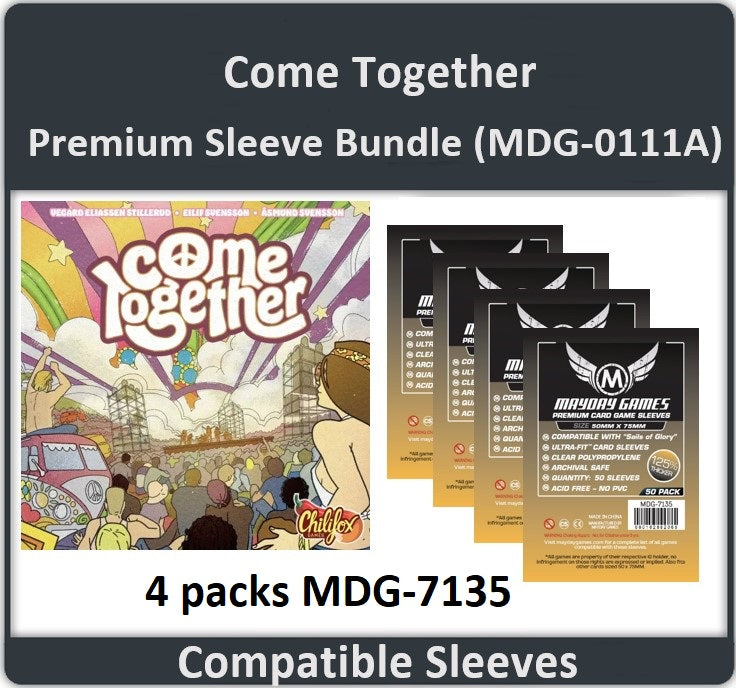 "Come Together" Compatible Card Sleeve Bundle - for just $5.50! 