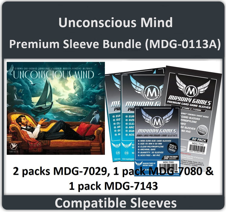 "Unconscious Mind" Compatible Card Sleeve Bundle - for just $8.75! 