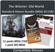 "The Witcher: Old World" (2023 Kickstarter All-In) Compatible Card Sleeve Bundle - for just $48! 