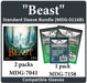 "Beast" Compatible Card Sleeve Bundle - for just $7.50! 