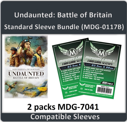 "Undaunted: Battle of Britain" Compatible Card Sleeve Bundle - for just $5.50! 