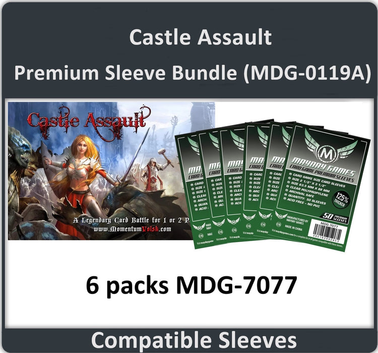 "Castle Assault" Compatible Card Sleeve Bundle - for just $8.25! 