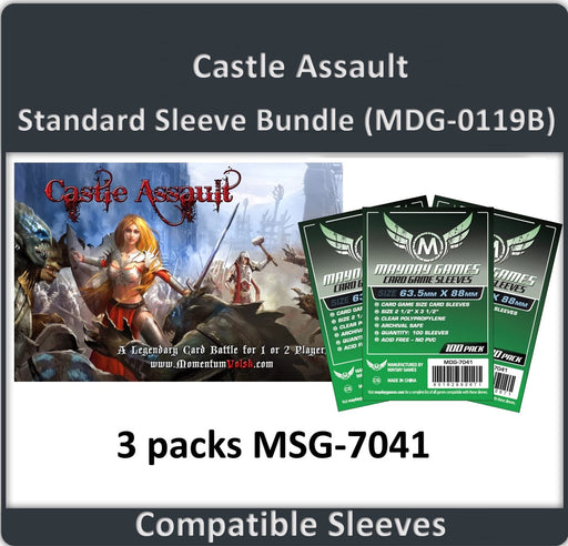 "Castle Assault" Compatible Card Sleeve Bundle - for just $8.25! 
