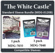"The White Castle" Compatible Card Sleeve Bundle - for just $4.75! 