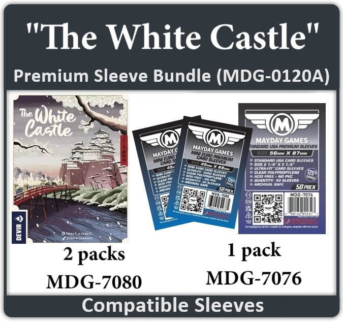"The White Castle" Compatible Card Sleeve Bundle - for just $4.75! 