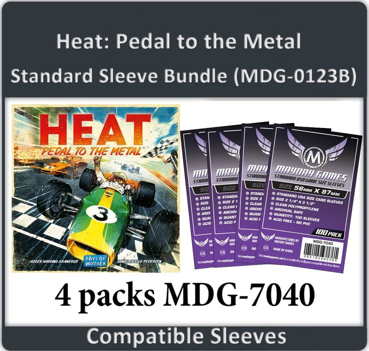 "Heat: Pedal to the Metal" Compatible Card Sleeve Bundle - for just $11! 