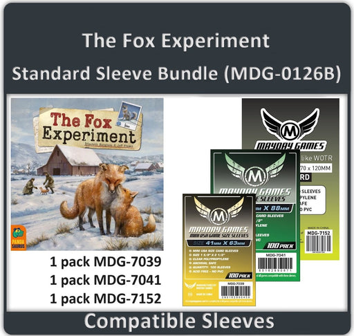 "The Fox Experiment" Compatible Card Sleeve Bundle - for just $9.75! 