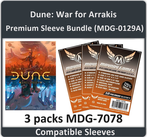"Dune: War for Arrakis" Compatible Card Sleeve Bundle - for just $5.50! 