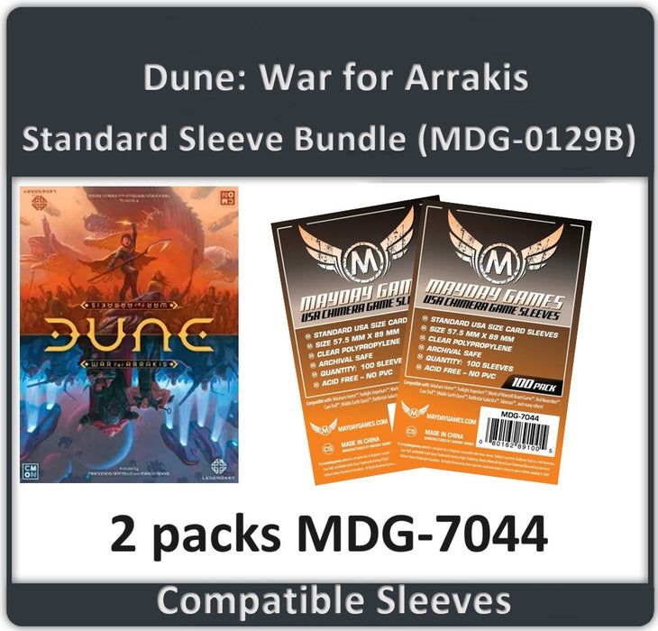 "Dune: War for Arrakis" Compatible Card Sleeve Bundle - for just $5.50! 
