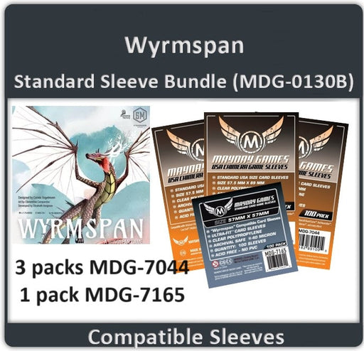 "Wyrmspan" Compatible Card Sleeve Bundle - for just $11! 