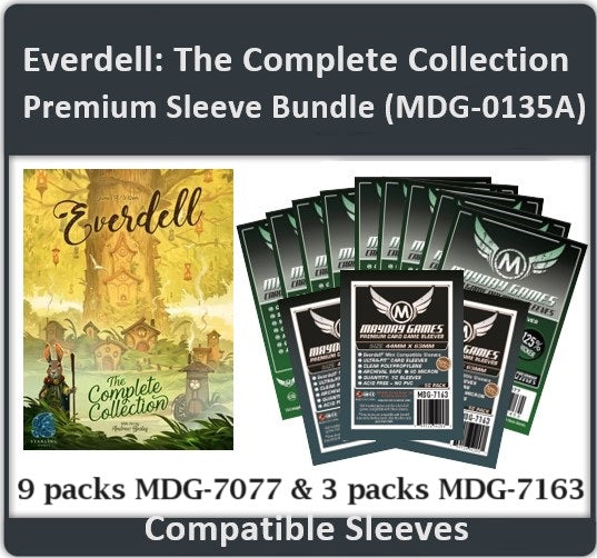 "Everdell: The Complete Collection" Compatible Card Sleeve Bundle - for just $17.75! 