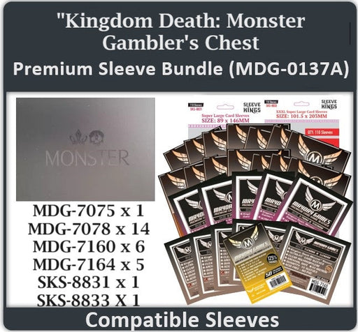 "Kingdom Death: Monster-Gambler's Chest" Compatible Card Sleeve Bundle - for just $45.75! 