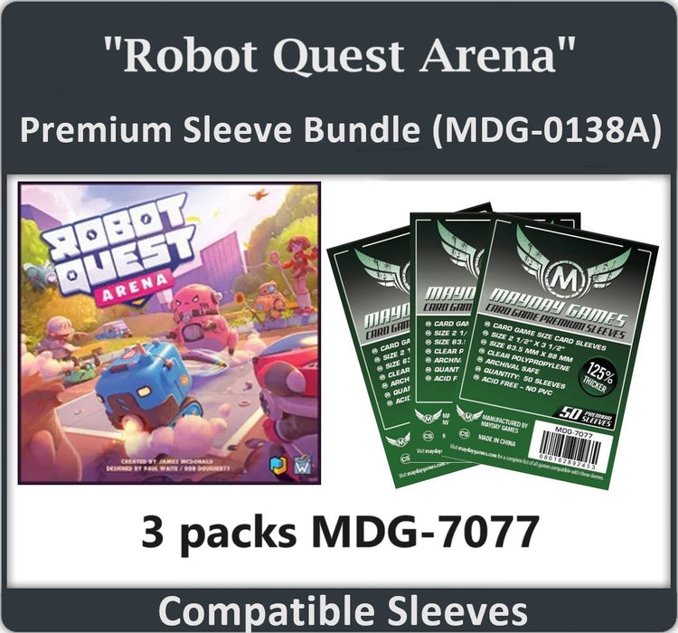 "Robot Quest Arena" Compatible Card Sleeve Bundle - for just $5.50! 