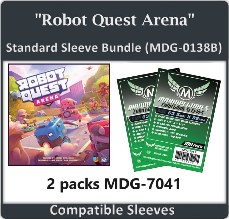 "Robot Quest Arena" Compatible Card Sleeve Bundle - for just $5.50! 
