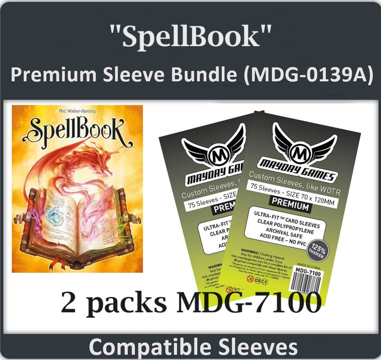 "SpellBook" Compatible Card Sleeves - for just $5! 