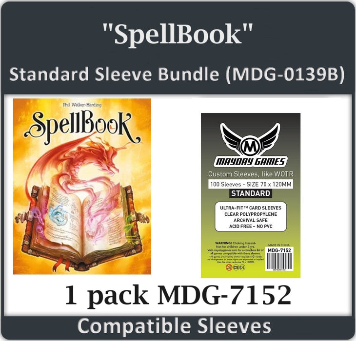 "SpellBook" Compatible Card Sleeves - for just $5! 