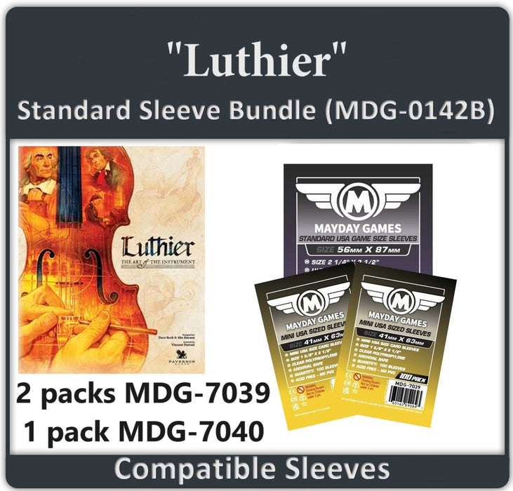 "Luthier" Compatible Card Sleeve Bundle - for just $6.75! 
