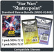"Star Wars: Shatterpoint" Compatible Card Sleeve Bundle - for just $9! 