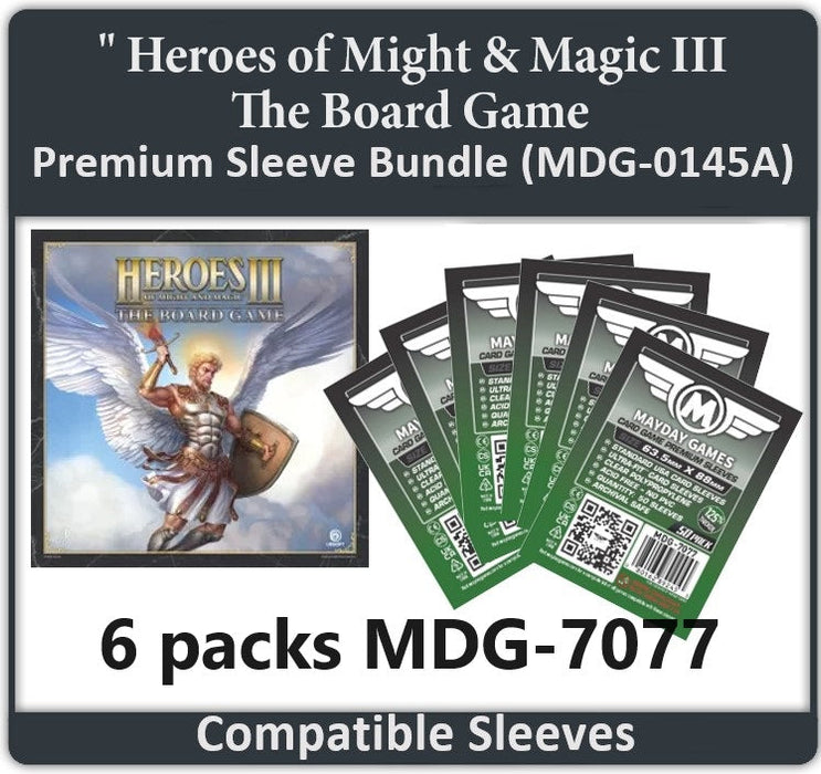 "Heroes of Might & Magic III: The Board Game" Compatible Card Sleeve Bundle - for just $8.25! 