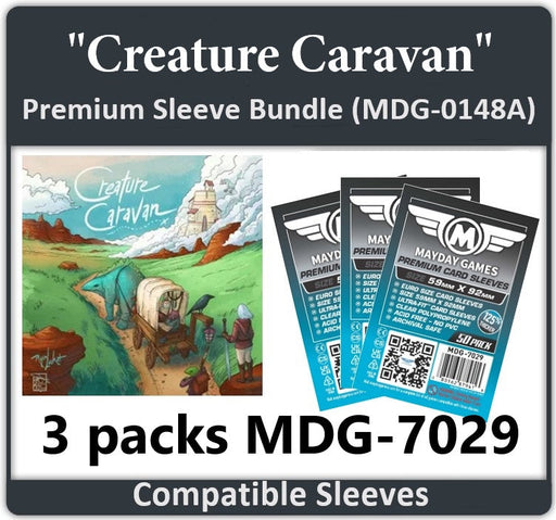 "Creature Caravan" Compatible Card Sleeve Bundle - for just $5.50! 
