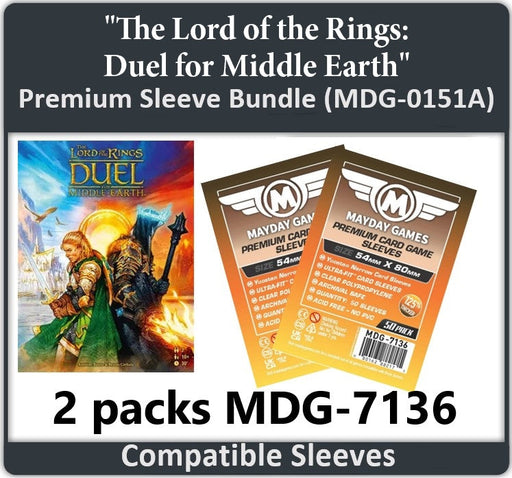 "The Lord of the Rings: Duel for Middle Earth" Compatible Card Sleeve Bundle - for just $2.75! 