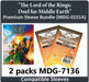 "The Lord of the Rings: Duel for Middle Earth" Compatible Card Sleeve Bundle - for just $2.75! 