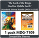 "The Lord of the Rings: Duel for Middle Earth" Compatible Card Sleeve Bundle - for just $2.75! 