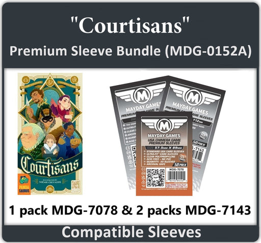 "Courtisans" Compatible Card Sleeve Bundle - for just $6.75! 