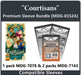 "Courtisans" Compatible Card Sleeve Bundle - for just $6.75! 