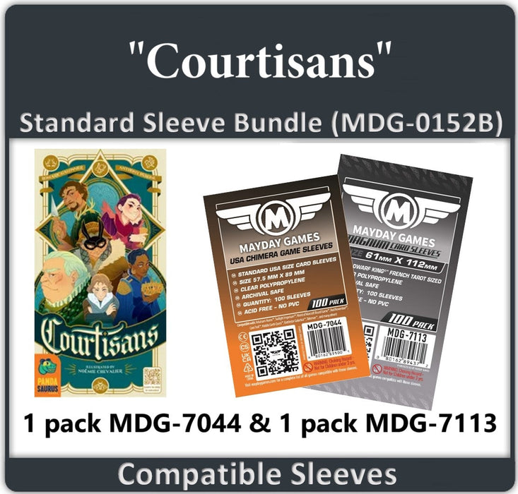"Courtisans" Compatible Card Sleeve Bundle - for just $6.75! 