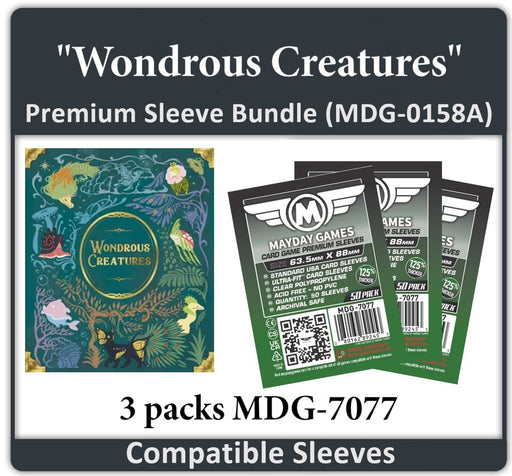 "Wondrous Creatures" Compatible Card Sleeve Bundle - for just $5.50! 