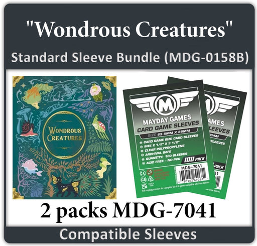 "Wondrous Creatures" Compatible Card Sleeve Bundle - for just $5.50! 
