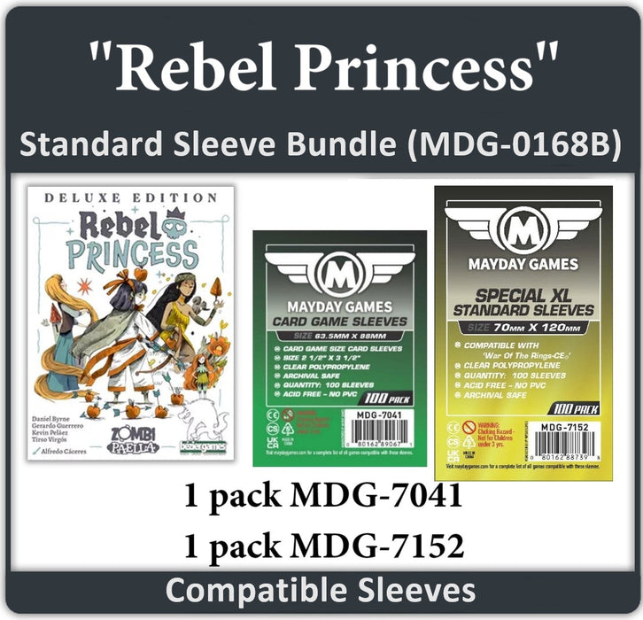 "Rebel Princess Deluxe Edition" Compatible Card Sleeve Bundle - for just $7.75! 