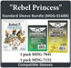 "Rebel Princess Deluxe Edition" Compatible Card Sleeve Bundle - for just $7.75! 