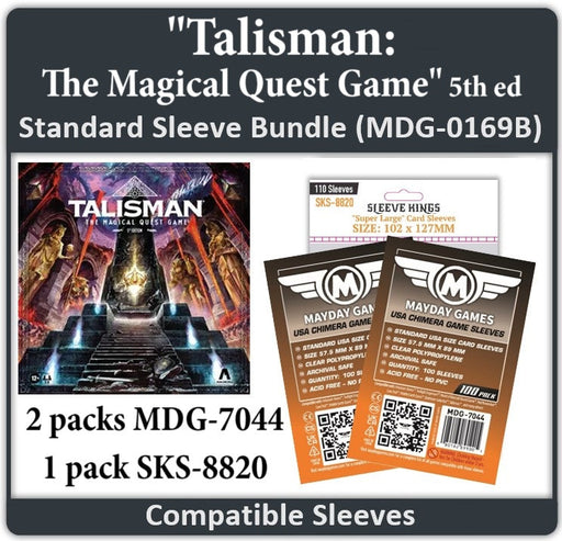 "Talisman: The Magical Quest Game" – 5th Ed. Compatible Card Sleeve Bundle - for just $9.50! 