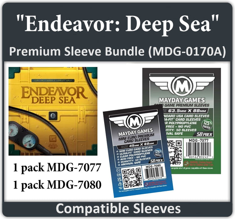 "Endeavor: Deep Sea" Compatible Card Sleeve Bundle - for just $4.75! 