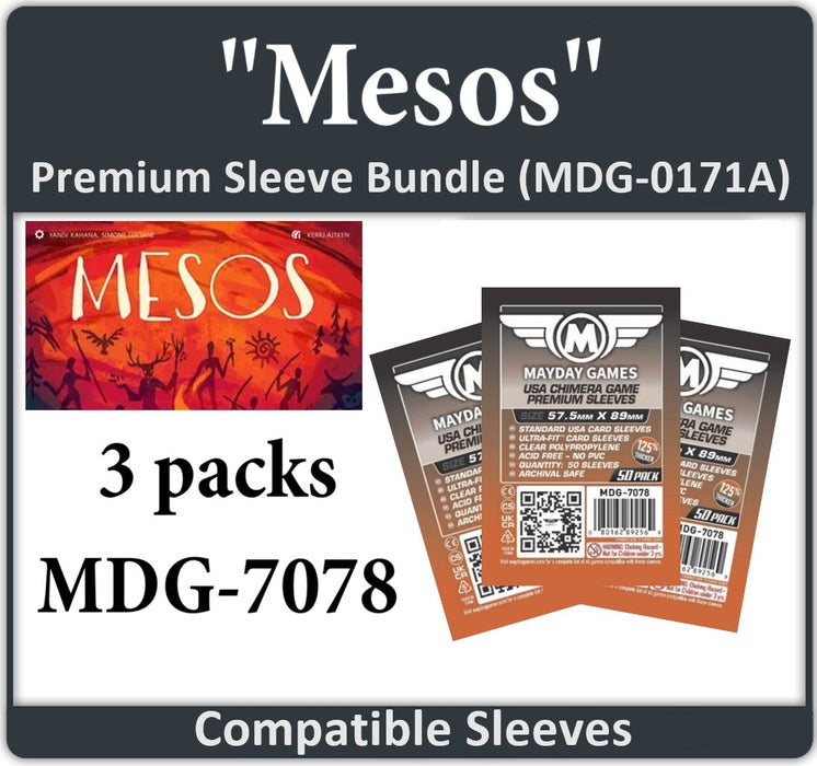 "Mesos" Compatible Card Sleeve Bundle - for just $5.50! 