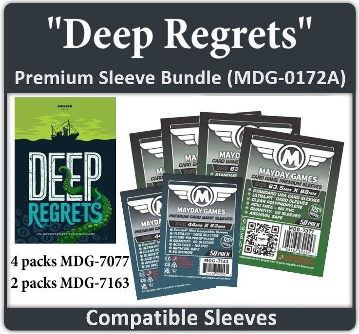 "Deep Regrets" Compatible Card Sleeve Bundle - for just $7.50! 