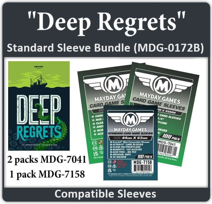 "Deep Regrets" Compatible Card Sleeve Bundle - for just $7.50! 