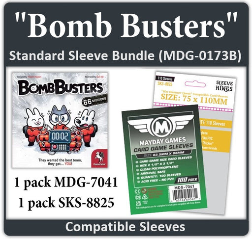 "Bomb Busters" Compatible Card Sleeve Bundle - for just $6.25! 