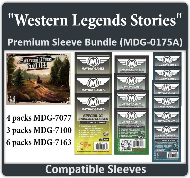 "Western Legends Stories" Compatible Card Sleeve Bundle - for just $21.50! 