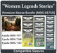 "Western Legends Stories" Compatible Card Sleeve Bundle - for just $21.50! 