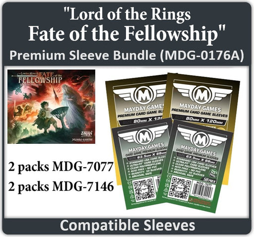 "The Lord of the Rings: Fate of the Fellowship" Compatible Card Sleeve Bundle - for just $7.25! 